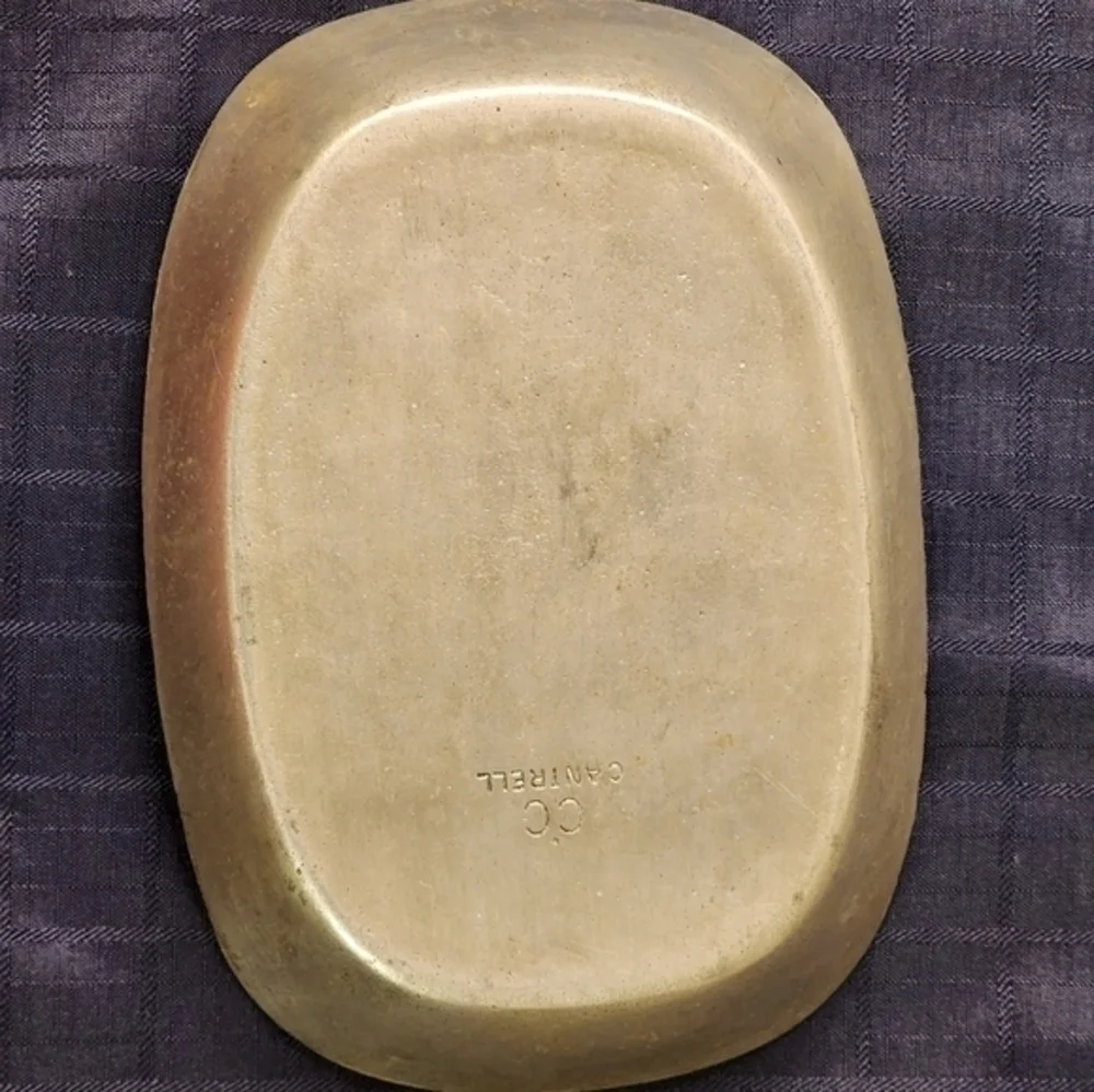 Vintage Cantrell CC Pewter Bread Tray 